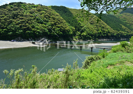 四万十川の沈下橋 62439391