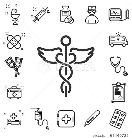 Line icons set of hospital Line icons set of hospital 62440725
