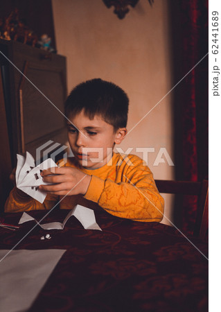 happy kids have scissors and handicraft supplies happy kids have scissors and handicraft supplies 62441689