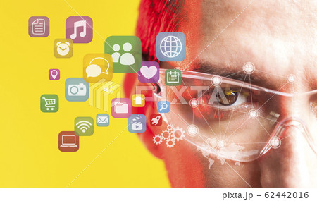 Futuristic smart glasses 62442016