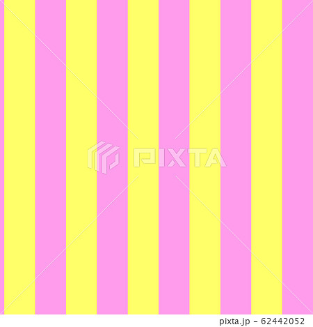 ピンクと黄色のストライプ柄の背景のイラスト素材