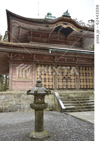 滋賀県 世界遺産 比叡山延暦寺の戒壇院の写真素材