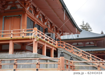 滋賀県 世界遺産 比叡山延暦寺の法華総持院 阿弥陀堂 東塔 の写真素材