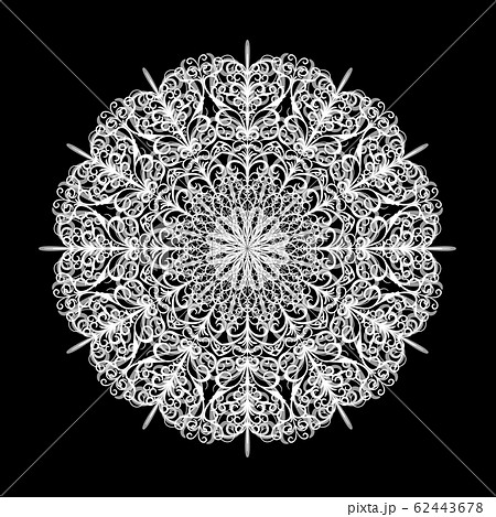 Abstract mandala. Vector background with a round pattern Abstract mandala. Vector background with a round pattern 62443678