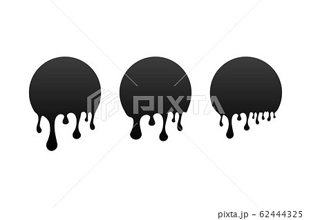 Current paint, stains. Current drops. Current inks. Vector stock illustration. 62444325