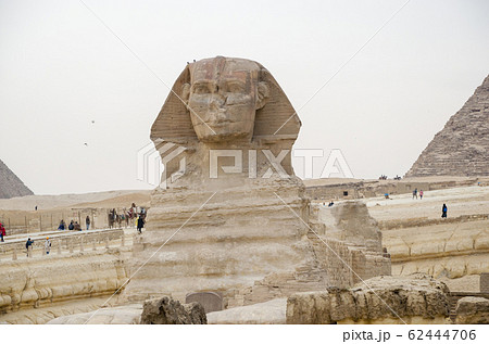 The Great Sphinx on the west bank of the Nile in 62444706