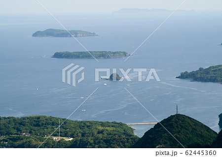 田床山から眺めた萩市の島々 62445360