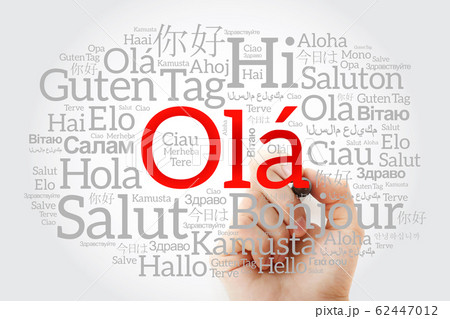 OLA (Hello Greeting in Portuguese) word cloud OLA (Hello Greeting in Portuguese) word cloud 62447012