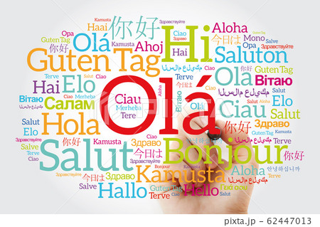 OLA (Hello Greeting in Portuguese) word cloud OLA (Hello Greeting in Portuguese) word cloud 62447013