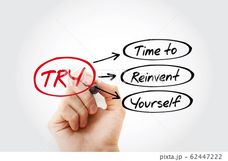 TRY - Time to Reinvent Yourself acronym 62447222