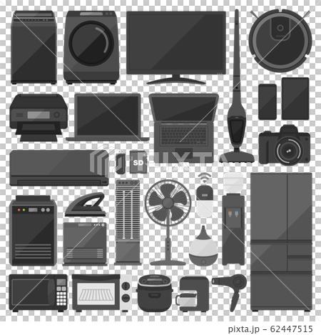 電化製品、家電のイラストセット 電化製品、家電のイラストセット 62447515
