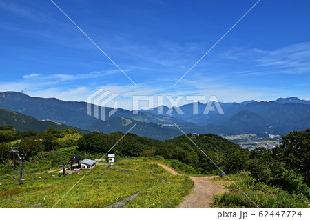 夏の白馬五竜 白馬村の大パノラマ 62447724