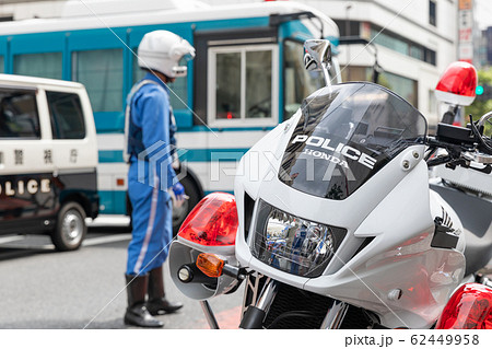 交通機動隊_白バイのイメージ 62449958