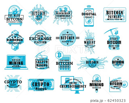 Bitcoins, cryptocurrency wallet and blockchain 62450323
