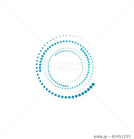 halftone circle dots vector 62451255