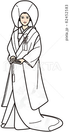 白無垢姿の女性 62452583