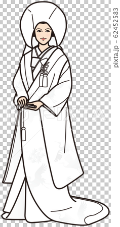 白無垢姿の女性 62452583