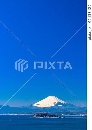 《神奈川県》富士山と江ノ島・湘南海岸の眺望 62453429