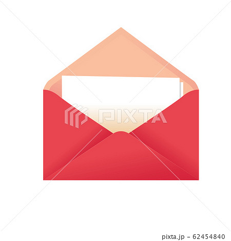 Modern vector illustration of pink envelope with blank card. Postal envelope Modern vector illustration of pink envelope with blank card. Postal envelope 62454840