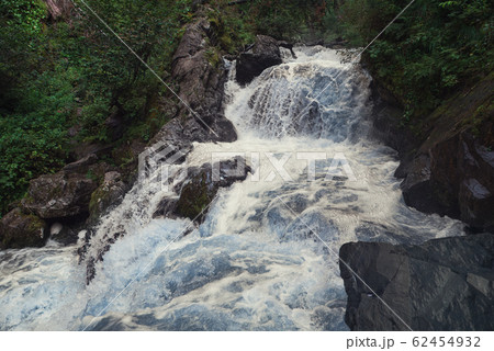Waterfall in green forest Waterfall in green forest 62454932