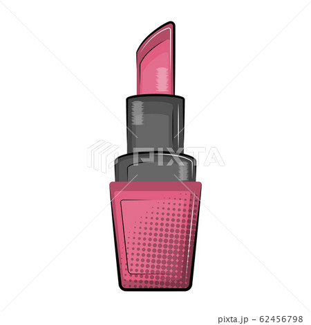Isolated comic pick lipstick 62456798