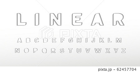 Linear border alphabet. Thin border line font, minimal type for modern futuristic logo, elegant monogram, digital device, posters and hud web graphic. Minimal style letters, vector typography design Linear border alphabet. Thin border line font, minimal type for modern futuristic logo, elegant monogram, digital device, posters and hud web graphic. Minimal style letters, vector typography design 62457704