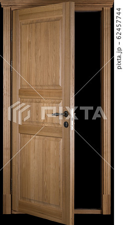 Colored Entrance opened Door. Interior Design 62457744