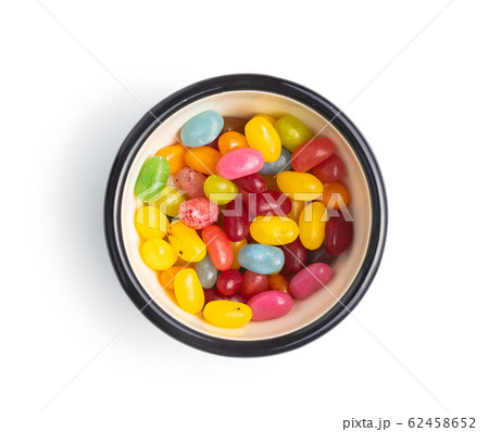 Fruity jellybeans. Tasty colorful jelly beans. 62458652