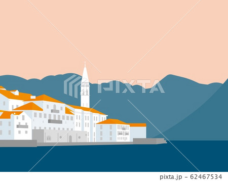 ぺラスト perast モンテネグロ montenegro 夕暮れ ぺラスト perast モンテネグロ montenegro 夕暮れ 62467534