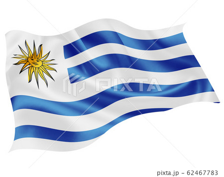 ウルグアイ　 国旗　世界　アイコン 62467783