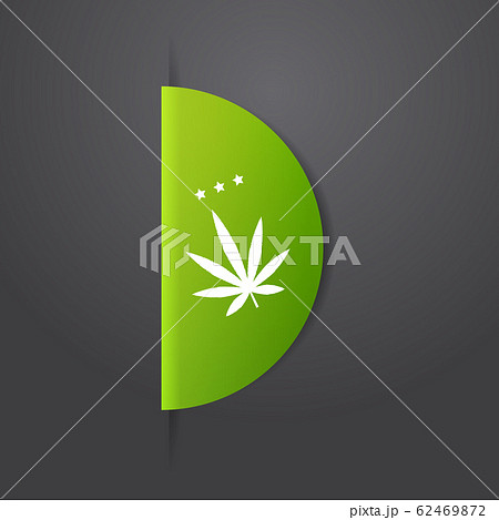 marijuana leaf sticker cbd oil label thc free icon hemp extract emblem ganja cannabis weed badge logo design flat marijuana leaf sticker cbd oil label thc free icon hemp extract emblem ganja cannabis weed badge logo design flat 62469872