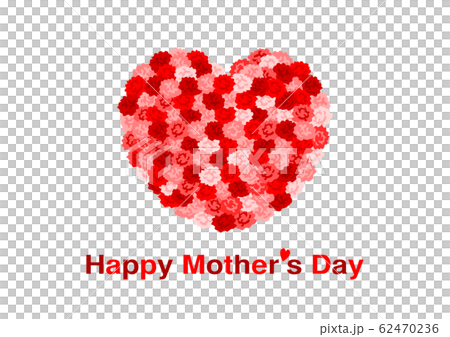 Happy Mother's Day Mother's Day Carnation Illustration Heart Happy Mother's Day Mother's Day Carnation Illustration Heart 62470236