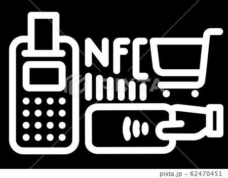 nfc technology icon 62470451