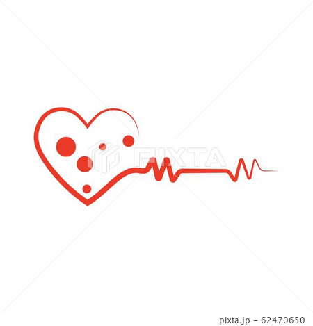 Pulse  icon Vector Illustration design Logo 62470650