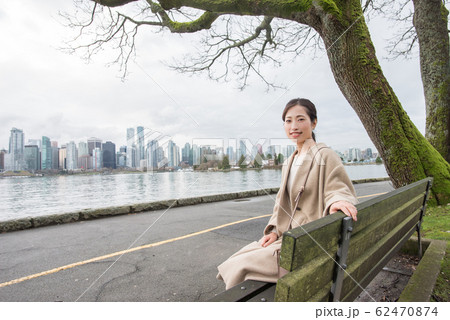 バンクーバー・海外留学中の日本人女性 62470874