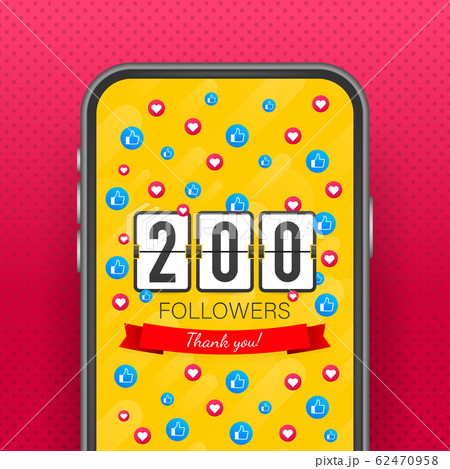 200 followers, Thank You, social sites post. Thank 62470958