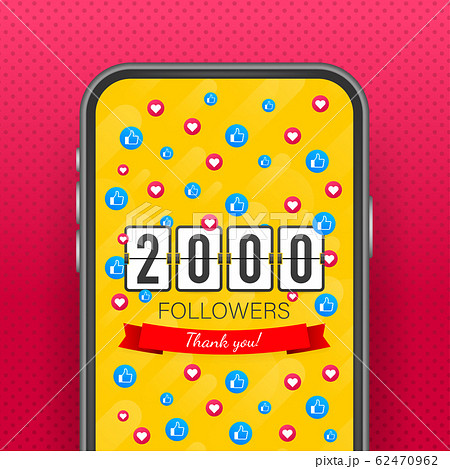 Thank you 2000 followers numbers. Congratulating 62470962