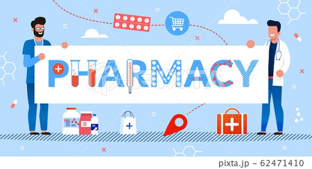 Drugstore Medical Service Advert Pharmacy Poster 62471410
