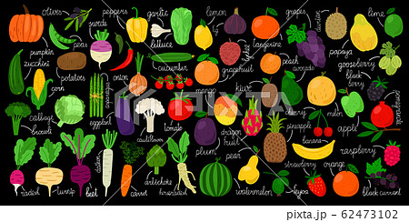 Vegetables, fruits and berries Vegetables, fruits and berries 62473102