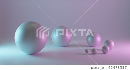 futuristic modern abstract ball spheres with neon blue and magenta lighting background texture. bright backdrop 3d render illustration futuristic modern abstract ball spheres with neon blue and magenta lighting background texture. bright backdrop 3d render illustration 62473557