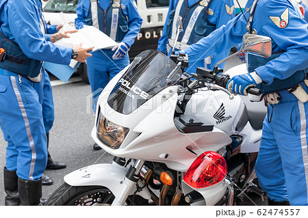 交通機動隊_白バイのイメージ 交通機動隊_白バイのイメージ 62474557