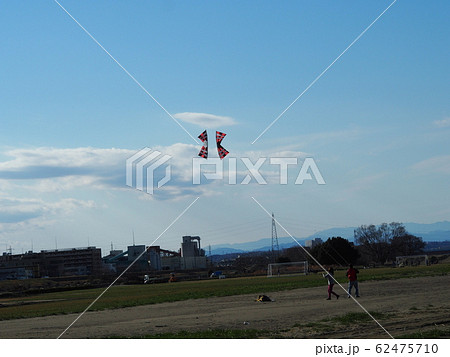 たこ　タコ　凧　凧あげ　凧揚げ 62475710