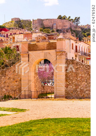 Palamidi castle on the hill, Nafplion, Greece 62476562