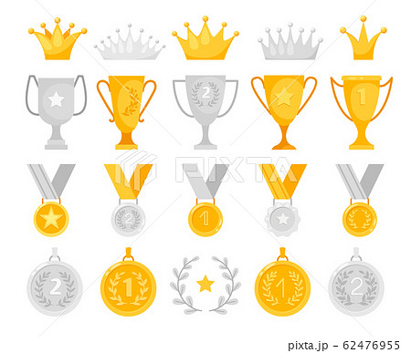 Gold and silver awards set 62476955