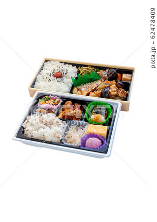 お弁当、弁当、幕の内弁当、テイクアウト 62478409