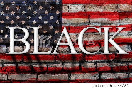 word black on American flag , crack wall background word black on American flag , crack wall background 62478724