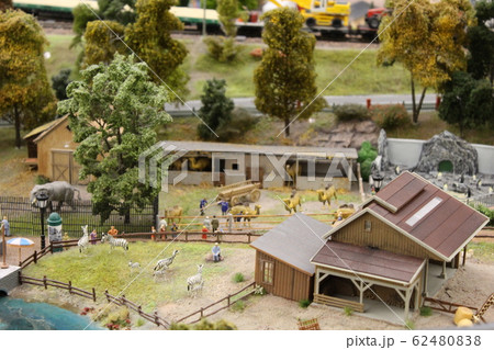 Toy city in a small size, very beautiful 62480838