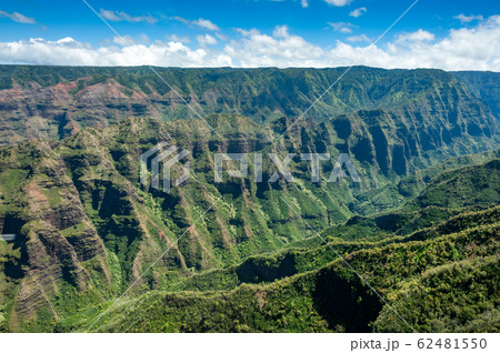 ハワイ　カウアイ島　航空写真 62481550