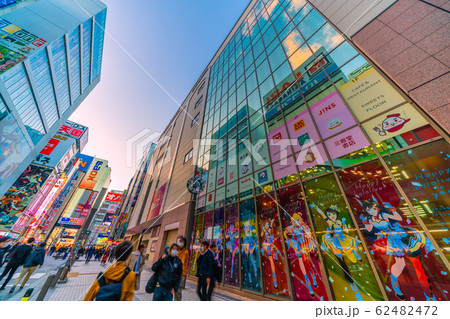 日本の東京都市景観 秋葉原駅前を望む(中国からの団体客の姿は今もない)=2月17撮影 日本の東京都市景観 秋葉原駅前を望む(中国からの団体客の姿は今もない)=2月17撮影 62482472