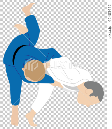 Judo inner thigh white background Judo inner thigh white background 62485422